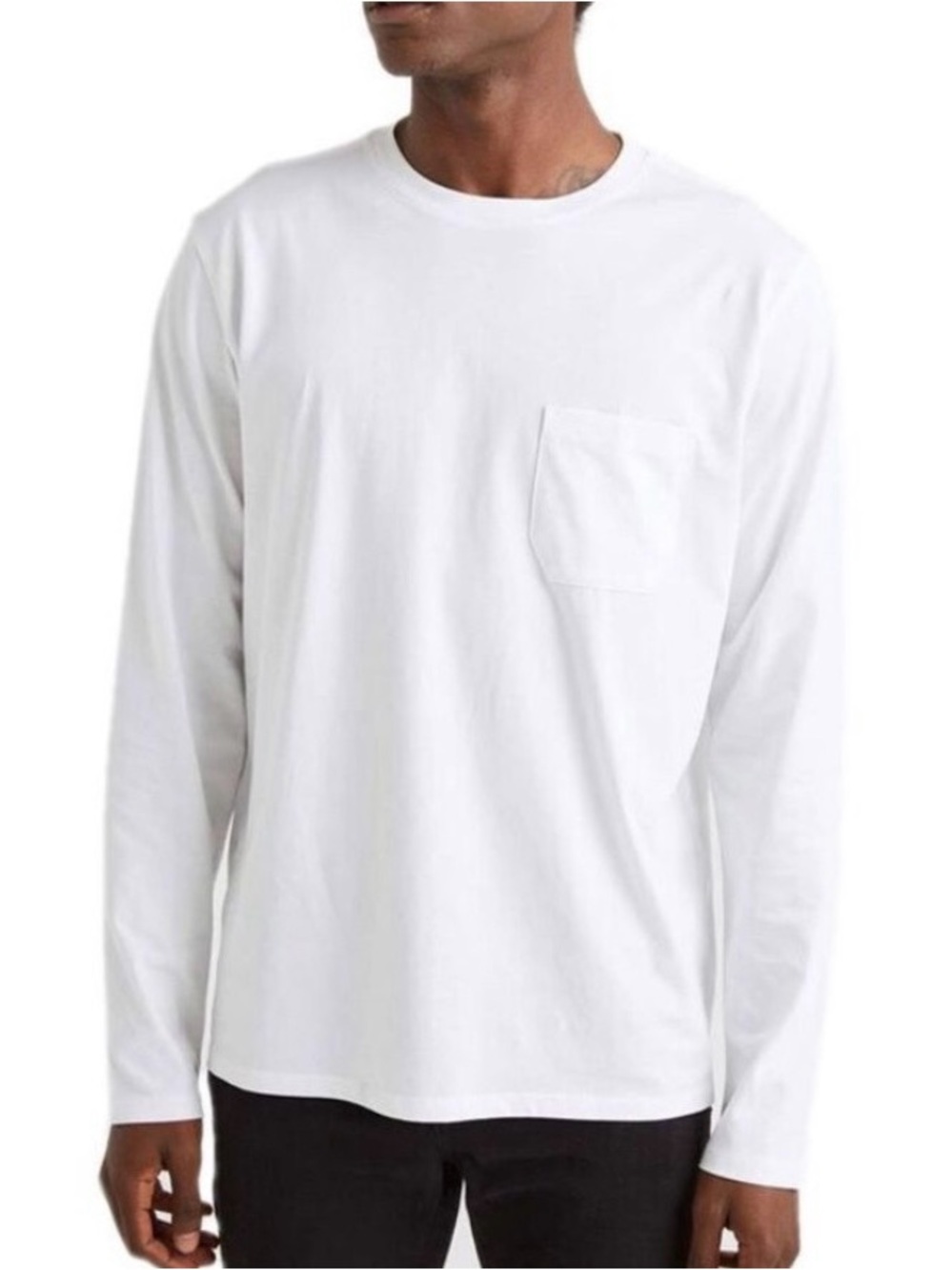 NWT Richer Poorer Men's Long Sleeve Pocket Tee